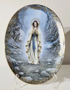 Vintage Collectable Our Lady of Lourdes First Plate in Our Lady Series Bradford - Picture 1 of 2