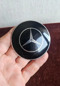 VINTAGE EMAILLE AUTO LENKRAD AUTO EMBLEM / BADGE # MERCEDES BENZ - Bild 1 von 5