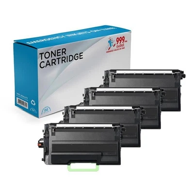 TN3600XXL Compatible 4 Pack Black Toner fits for Brother TN3600XXL HL-L5210DN L5 - Image 1 of 4