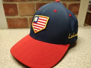 Black Clover Hat Cap Size Small - Medium Blue Rawlings Baseball Live Lucky - Picture 1 of 10