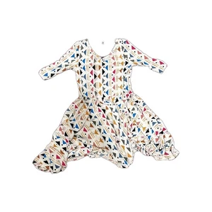Dot Dot Smiles Dress Size 7 Triangles - Picture 1 of 2