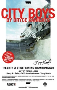Bryce Kanights Drucke signiertes 4er-Set Mark Gonzales, Christian Hosoi... City Boys - Bild 1 von 6