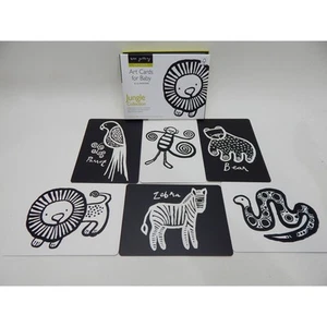 Wee Gallery Art Cards for Baby Jungle Collection 0-12 months flashcards - Picture 1 of 4