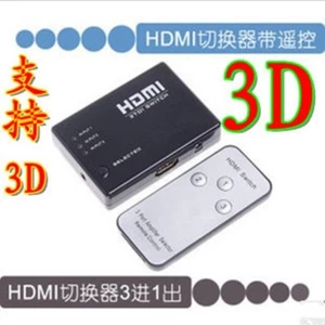 3 in 1 out HDMI Switch Selector Switcher Splitter Hub Remote Control - Picture 1 of 5