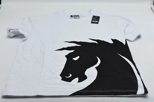 Camiseta Dark Horse Blanca con Caballo Negro PopLife Unisex S PEQUEÑA NUEVA - Imagen 1 de 4