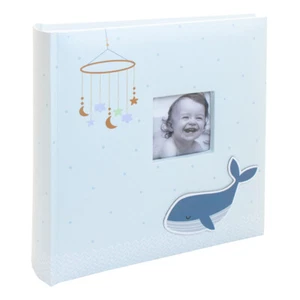 Kenro Blue Whale Baby Photo Album for 200 Photos 6x4"/ 10x15cm - KB402UE - Picture 1 of 6