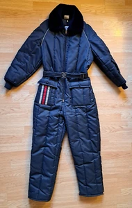VINTAGE Walls Zero Zone Coveralls Youth Boys Large 16-18 Blue Insulated Outwear - Picture 1 of 19