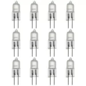 12 Pack Sunlite 10 Watt, Single Ended T2.5, G4 Bi-Pin Base, Frost - Picture 1 of 2