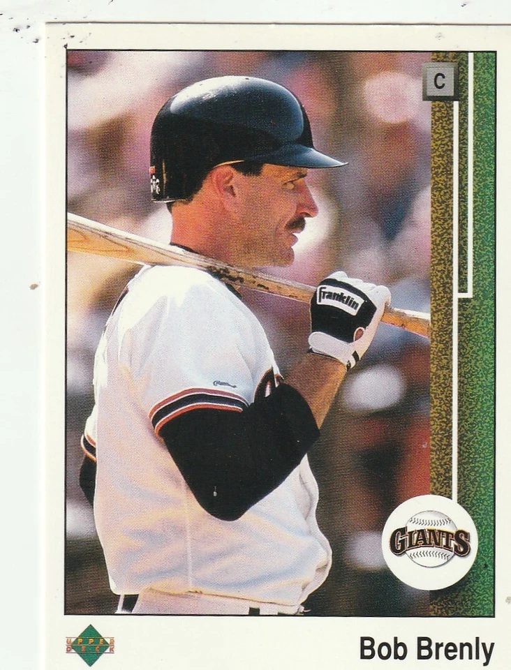 FREE SHIPPING-MINT-1989 Upper Deck Bob Brenly #479 GIANTS PLUS BONUS CARDS - Image 1 of 1