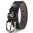 Luxury Belt For Women Genuine Leather Buckle Waist Strap for Jeans Waistband