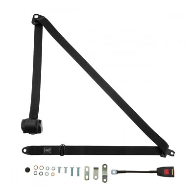 Cinturón de seguridad delantero automático para Volkswagen Golf Berlina 5 puertas 1992 forma negro Foto 1 de 4