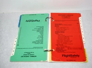 Learjet 30 Series W/FC-200 Autopilot Emergency/Normal Checklists Flight Safety - Picture 1 of 7