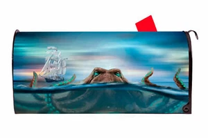 octopus Vinyl Magnetic Mailbox Cover Made in the USA - Picture 1 of 1
