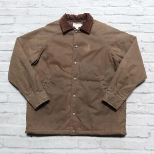 New Sugar Cane Wax Quilted Lining Jacket Size M Made in USA Brown - Picture 1 of 15