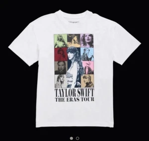 🌙 Taylor Swift | Offizielles Epochen Tour Konzert weißes T-Shirt US-Daten (S) Small - Bild 1 von 4