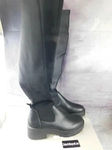 Only Damen Overknee Stiefel Branka schwarz Gr.9 (40) - Bild 1 von 6