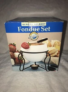 Set fonduta Wilton vintage 12 pezzi mai usati nuovi con scatola - Foto 1 di 10