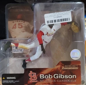 Bob Gibson Coopertown St. Louis Cardenals Kevin Youkilis Boston Medias Rojas McFarlane - Imagen 1 de 5