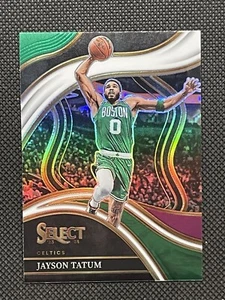 2023-24 Panini Select - Jayson Tatum #245 Courtside Verde Bianco Viola Prizm SP - Foto 1 di 2