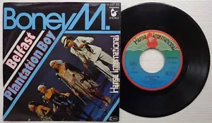 BONEY M 'Belfast / Plantation Boy' 1977 German 7" vinyl - Foto 1 di 1