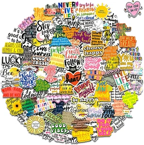 100Pcs Inspirational Stickers Vision Board Supplies, Reward Motivational Sticker - Picture 1 of 8