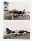 3 Photographs of Hawker Siddeley Harrier GR3 XV752/ B HMS Illustrious Portsmouth