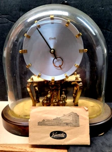 VINTAGE KUNDO 400 DAY CLOCK WITH OVAL DOME - Picture 1 of 3