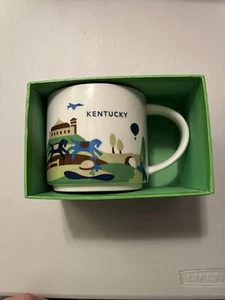 Taza Coleccionista Starbucks Kentucky You Are Here Serie 14oz Nueva en Caja - Imagen 1 de 2