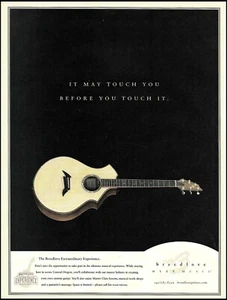 Guitarra acústica Breedlove serie CM 2003 anuncio 8 x 11 impresión de anuncio - Imagen 1 de 3