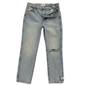 Revice Ex Boyfriend High Waisted Distressed Cheeky Mom Jeans Sz 31 - Picture 1 of 12