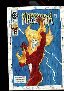 FIRESTORM 98 COVER COLOR GUIDE-ORIGINAL ART-1 OF A KIND-MANDRAKE-OSTRANDER - Picture 1 of 2