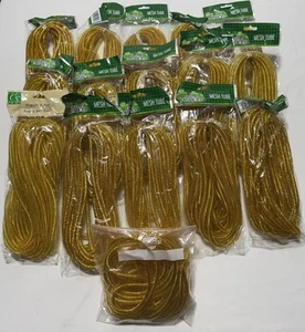 Crafters Square Gold Mesh Craft Tubing 15 Pkgs 36 Feet Each New - Picture 1 of 7