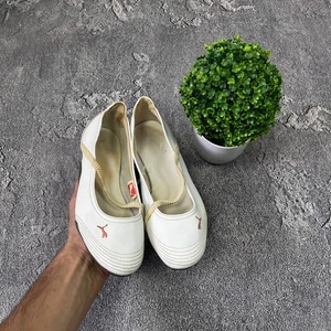 Vintage weiße Ballerinas Schuhe Vintage Sneaker Speedcat Vibe Gr. EUR 37 - Bild 1 von 16