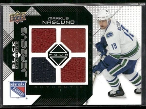 Markus Naslund 2008-09 Upper Deck Black Diamond Quad Jerseys #BDJ-MN - Picture 1 of 2