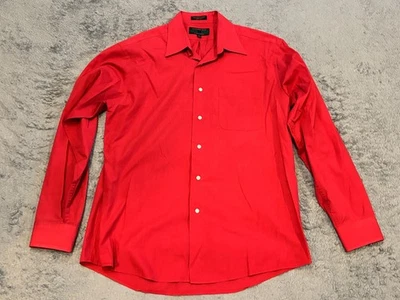 Camisa De Colección Alexander Julian Colores Para Hombre Mediana Roja Manga Larga Con Botones Foto 1 de 4