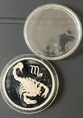 Russia 3 roubles Zodiac Signs Scorpio  PR70 PCGS silver coin 2003r - Image 1 of 2