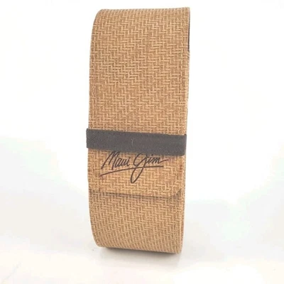 Estuche para gafas de sol Maui Jim suave estilo bolsa tejido canasta ~ solo estuche Foto 1 de 4