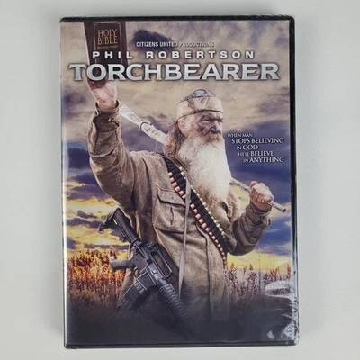 Torchbearer Phil Robertson (DVD, 2016) Duck Dynasty Christian Film Bible - Image 1 of 2
