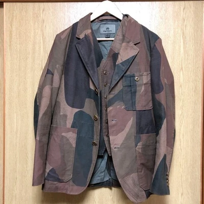 Nigel Cabourn Tenzing Camo Tailored Jacket and Vest Set Size S Japan - Image 1 of 4