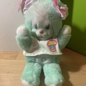 Pañal vintage Mattel Magic Nursery Pets cachorro muñeca cara de goma verde menta 1990 - Imagen 1 de 1