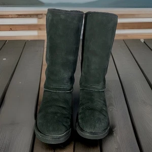 UGG Australia klassische hohe Stiefel schwarzes Wildleder Größe 8 Damen 5815 Damen - Bild 1 von 9