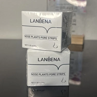 2 packs LANBENA Blackhead Nose Plants Pore Strips ACNE Clean Free Shipping A32 - Image 1 of 4