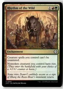 Rhythm of the Wild U 287 sin papel casi nuevo MTG Commander: The Lost Caverns of Ixalan - Imagen 1 de 1