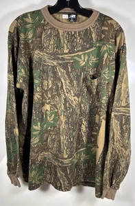 Camiseta de Colección Ace Sportswear Para Hombre XL Trebark Camuflada Manga Larga Bolsillo Hecha en EE. UU. - Imagen 1 de 18