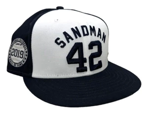 Mariano Rivera New York Yankees HOF Sandman 42 Hat New Era Sz. 8 Fitted 59Fifty - Picture 1 of 9