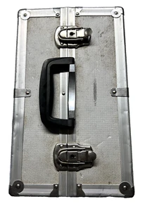 Heavy Duty Aluminum Camera / Storage Case 14"x8.25"x10" Lined Padded GUC READ - Picture 1 of 20