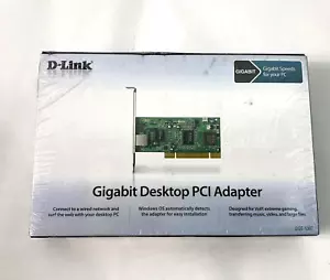 D-Link Gigabit Desktop PCI Ethernet Desktop Adapter 10/100 Mbps DGE-530T NEW - Picture 1 of 7