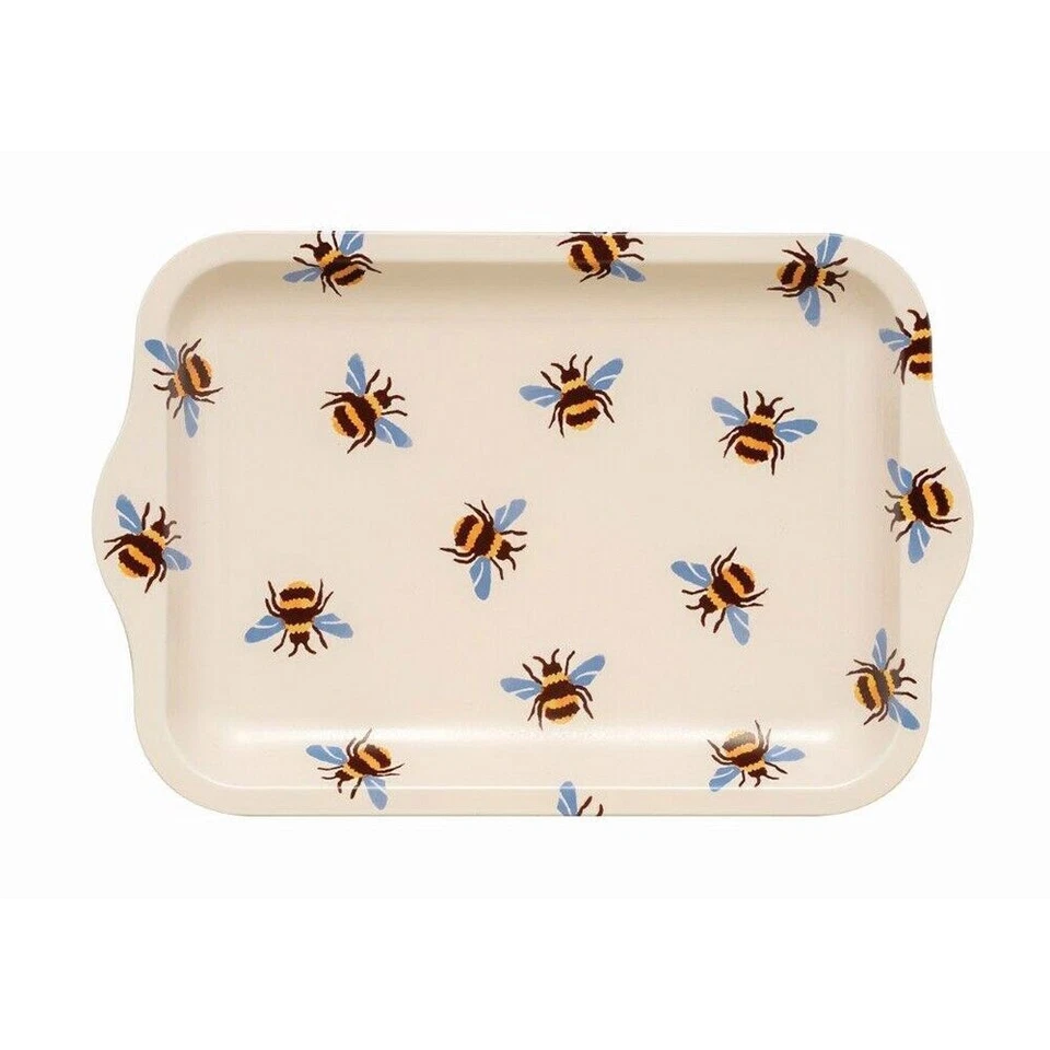 Emma Bridgewater Bee Small Tin Tray 240 x 158 x 11mm - Image 1 of 1