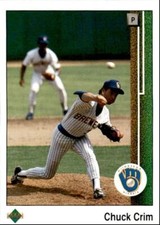 1989 Upper Deck Chuck Crim Milwaukee Brewers #501