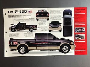 1999 Ford F-150 Pickup Poster, Spec Sheet, Folder, Brochure - Awesome L@@K